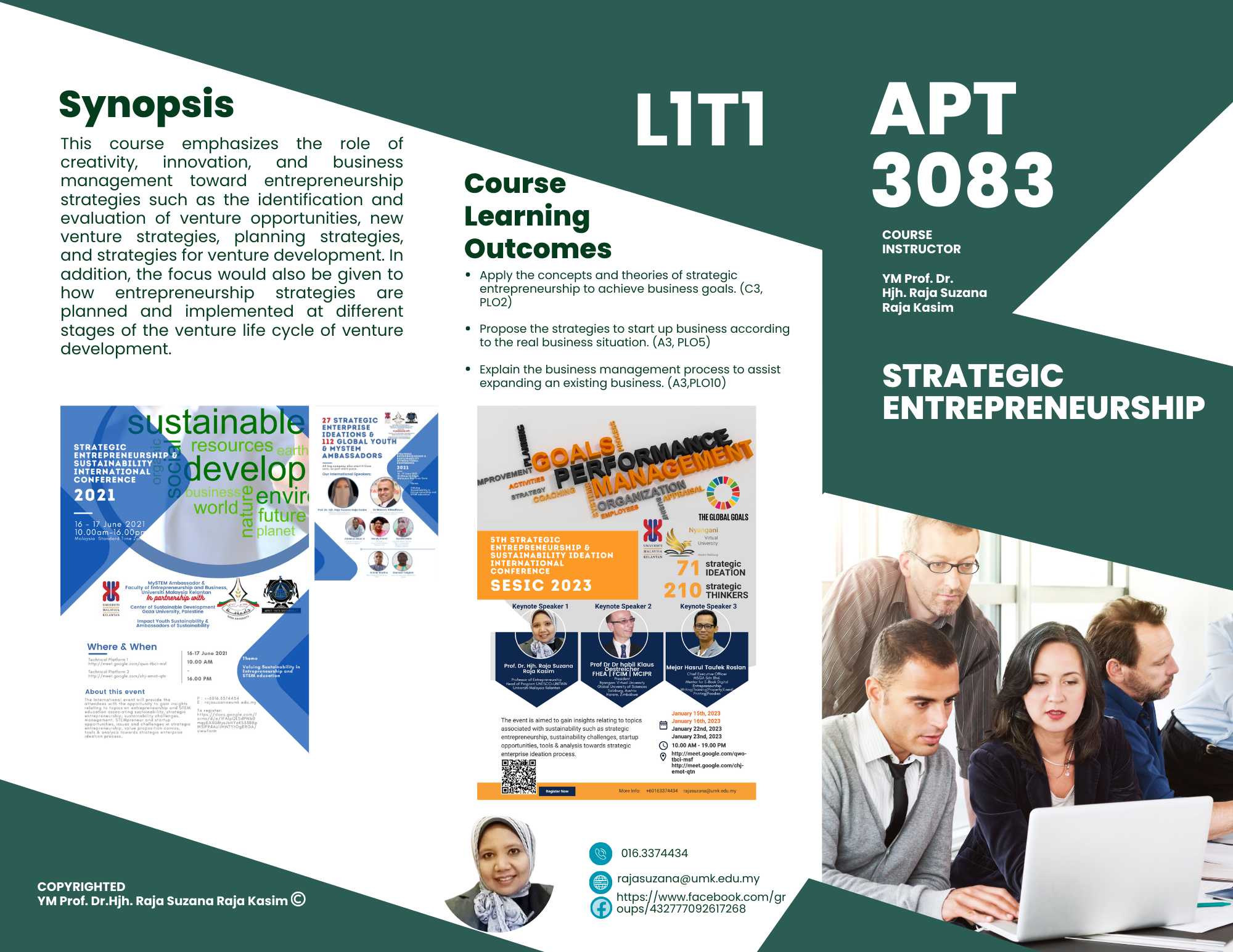 APT3083 KEUSAHAWANAN STRATEGIK Tutorial - L1T1-Tut