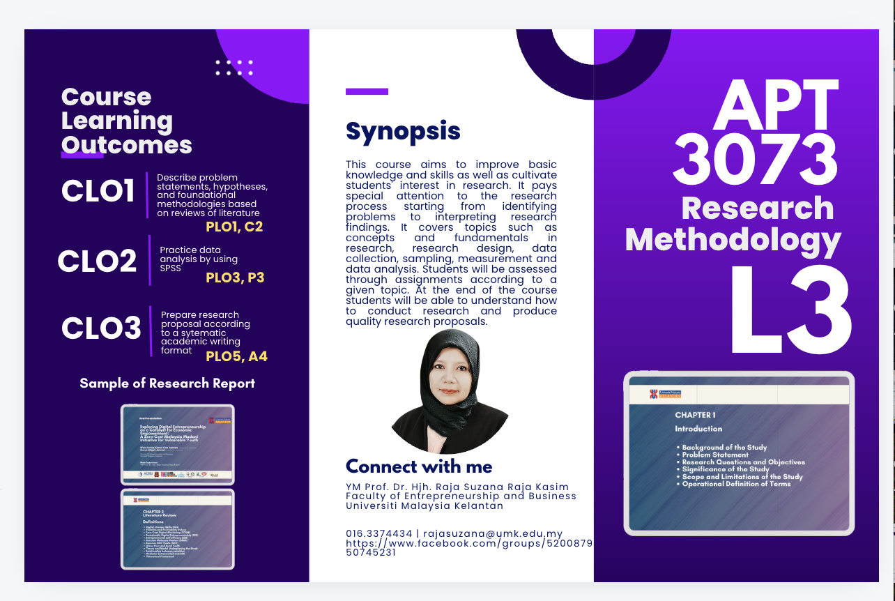 APT3073 KAEDAH PENYELIDIKAN - L3