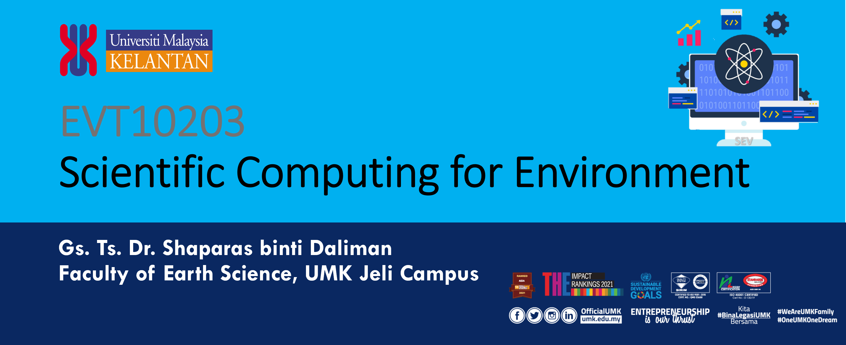 EVT10203 PENGKOMPUTERAN SAINTIFIK UNTUK ALAM SEKITAR - SEV1