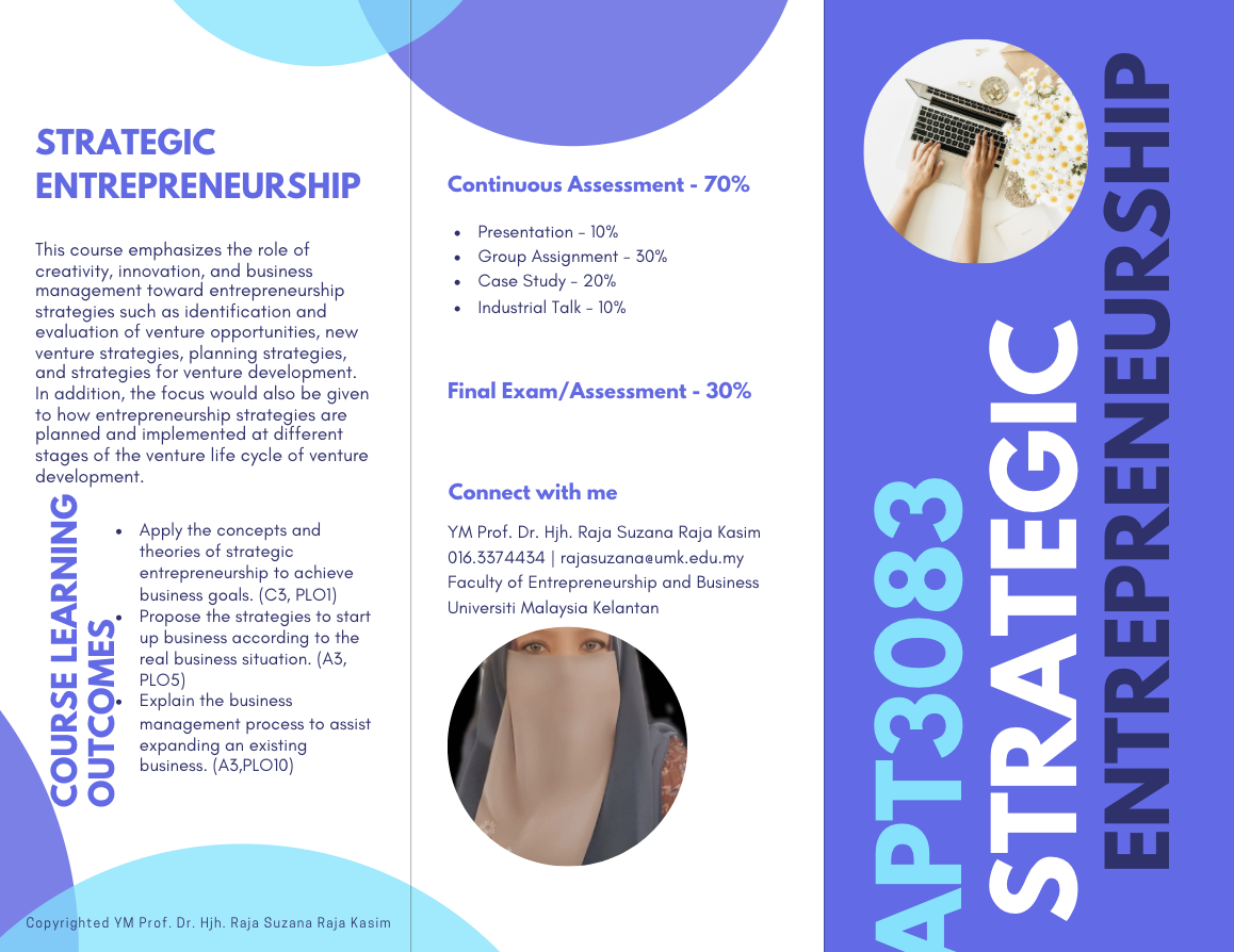 APT3083 STRATEGIC ENTREPRENEURSHIP (KEUSAHAWANAN STRATEGIK) - L1