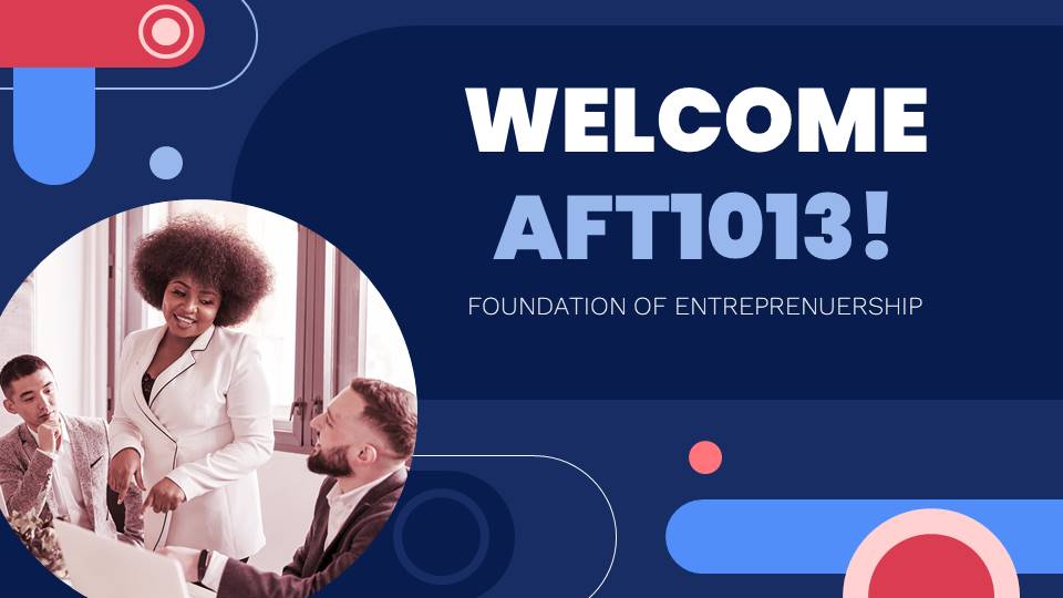 AFT1013 FOUNDATION OF ENTREPRENEURSHIP (ASAS KEUSAHAWANAN) - F2